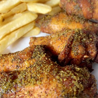 6 Pcs lemon pepper Wings